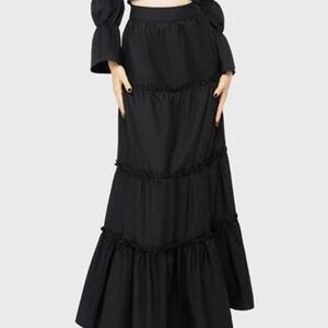 Killstar Ophidia maxi tiered skirt size medium NWT goth, cottagecore